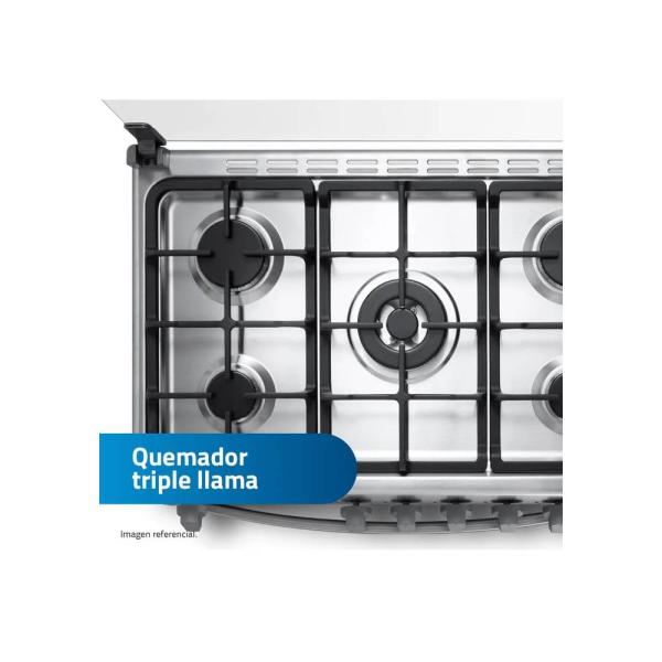 Indurama Cantabria 5 Hornillas 97 Litros Encendido Eléctrico Hierro Fundido Croma