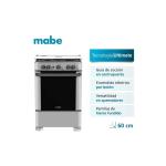 Mabe CMP6010FG0 79 Litros Cocina Gas 4 Quemadores Parrillas Hierro Fundido Ostra Metálico