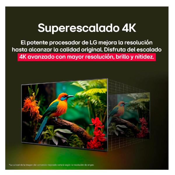 LG UA8000 75″ UHD AI Procesador α7 Gen8 HDR Negro