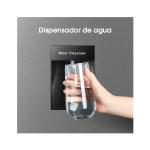 Hisense RD267H 205 L Dispensador Agua Iluminación LED Top Freezer Plateado