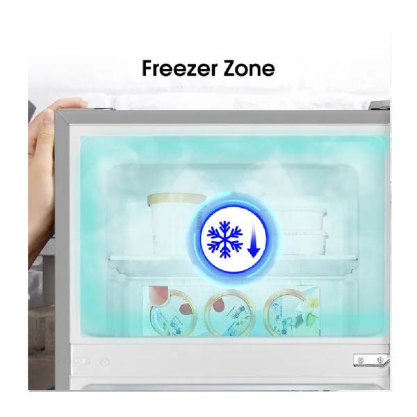 Hisense RD267H 205 L Dispensador Agua Iluminación LED Top Freezer Plateado