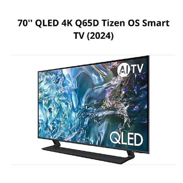 Samsung QN70Q65DAGXPE 70″ QLED UHD Tizen AI Quantum Dual LED Negr