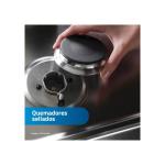 Indurama Goya 4 Hornillas Encendido Automático Horno a Gas Diseño Moderno Negro