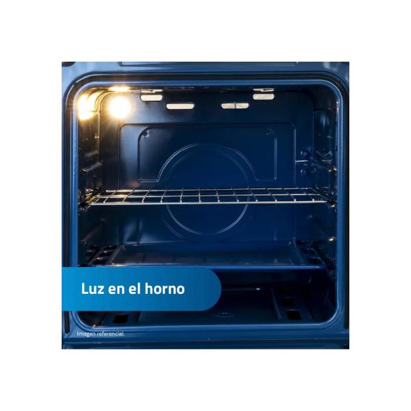 Indurama Granada Zafiro 92 Litros Cocina Gas 4 Quemadores Tapa Vidrio Templado Croma