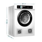 Mabe SEM090VBBB0 9 kg Secado Reversible Filtro Pelusas Blanco