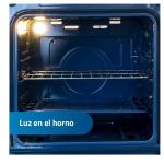 Indurama Pompeya Zafiro 81 L 4 Hornillas Encendido Eléctrico Vidrio Templado Negro