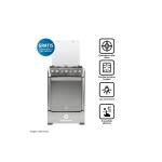 Indurama Granada Zafiro 92 Litros Cocina Gas 4 Quemadores Tapa Vidrio Templado Croma