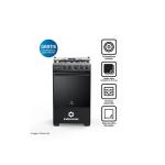 Indurama Goya 4 Hornillas Encendido Automático Horno a Gas Diseño Moderno Negro