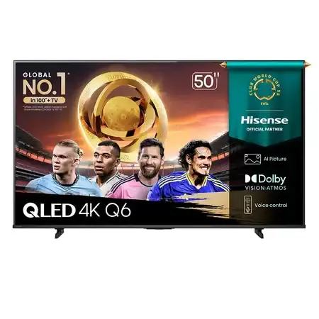 TELEVISOR HISENSE QLED 50 50Q6N 4K GOOGLE TV