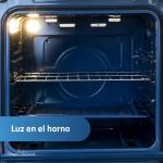 Indurama Granada Zafiro Gas 4 Hornillas Encendido Eléctrico Acero Inoxidable Luz Horno Croma