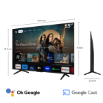 TCL P7K Series 55″ UHD 4K Google TV Dolby Atmos Negro
