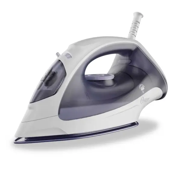 Oster GCSTBS3802 1200W Plancha de Vapor Ligera Suela Antiadherente Golpe de Vapor Sistema Antigoteo Blanco