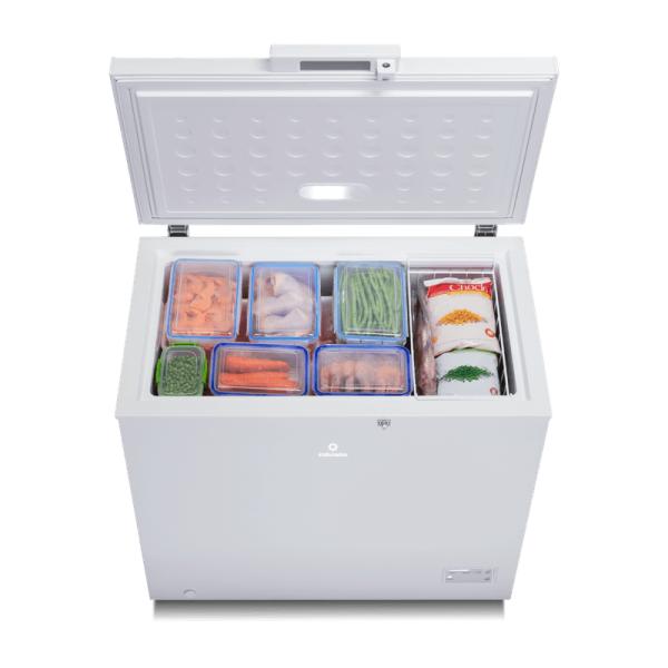 Indurama CI-199IBL 200 L Congelador Horizontal Control Digital Canastillas LED Blanco