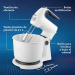 Batidora de Mano y Pedestal Oster FPSTHS3610, 250W, Tazón 3.7L, Blanco