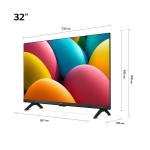 LG 32LR600BPSC 32 Pulgadas HD Smart TV Inteligencia Artificial WebOS Negro
