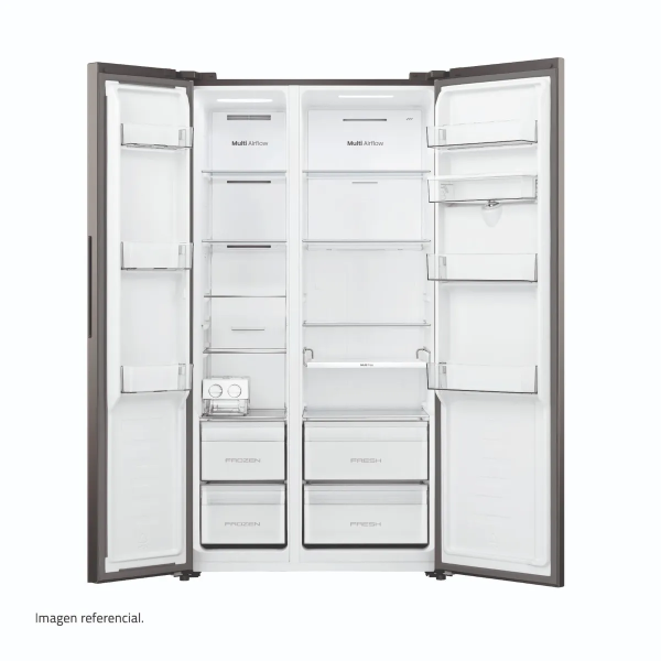 Indurama RI-795DI 529L Side by Side No Frost Inverter Dispensador Agua Croma