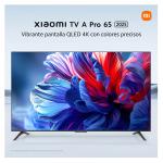 Xiaomi A Pro Series 65″ UHD 4K QLED Dolby Atmos Smart TV Negro