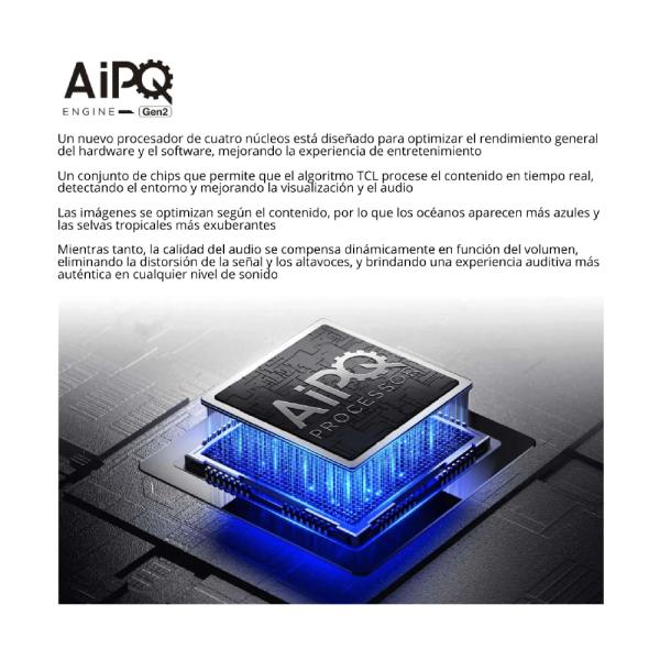 TCL 75T6C 75 Pulgadas QLED 4K UHD Inteligencia Artificial Google TV Negro