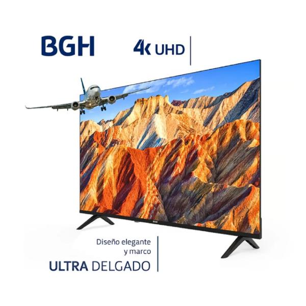BGH B5824UK6AIP 58″ UHD 4K Smart TV Android 11 Sin Bordes Negro