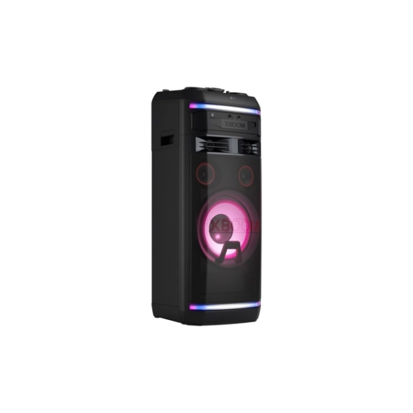 LG OK99M XBOOM 2000W Parlante Torre Karaoke Luces LED Multi Bluetooth Negro