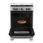 Mabe CMP6020FG1 Cocina a Gas 4 Hornillas Horno Amplio Grill Integrado Silver