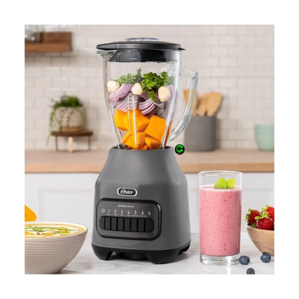 Oster BLSTPEG-GPB 800W 6 Velocidades Pulso Acople Metálico Gris