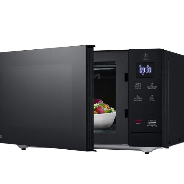 LG MH7032JAS 30L 1000W Smart Inverter Grill Dorador Cocción Uniforme Plateado