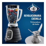 Licuadora Profesional Oster BLSTBPST 700W, Cuchilla Trituradora de Hielo, Negra
