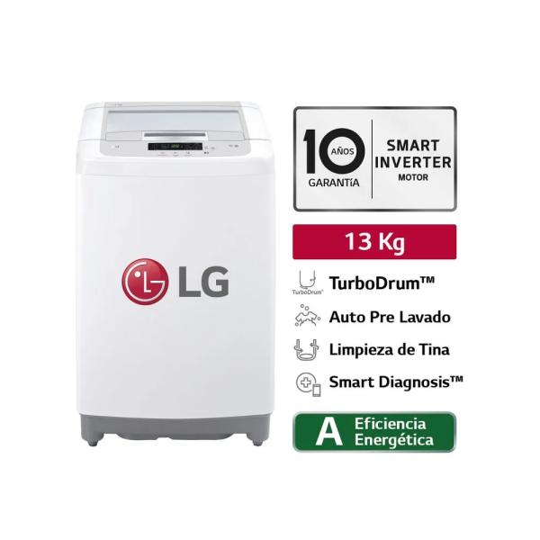 LG WT13WPBK 13 kg Smart Motion TurboDrum Smart Inverter Blanco