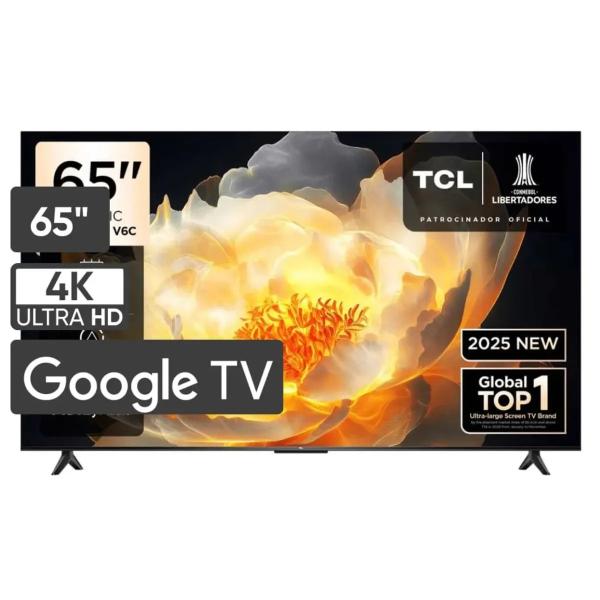 TCL 65V6C 65″ UHD 4K Smart TV HDR Google TV Negro