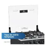 Indurama Goya 55 L Horno 4 Quemadores Parrillas Enlozadas Gas Negro