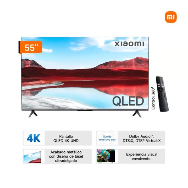 Xiaomi A Pro Series 55″ QLED UHD 4K Google TV Frame Metal Negro