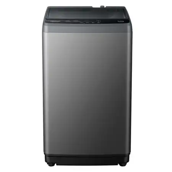 Hisense Lavadora WT1D1030UT 10.5Kg Top Load Tecnología Inverter Lavado Rápido Eficiencia Energética Gris