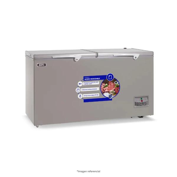 Ilumi TFI-4402DG 440 Litros Freezer Horizontal Control Manual R-290 Gris