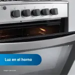Indurama Cantabria QZ Cocina Gas 5 Puestos Luz Horno Parrillas Hierro Fundido Croma