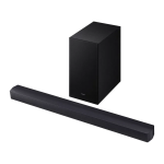 Samsung Serie B B450F 300W Soundbar 2.1 Canales Subwoofer Inalámbrico Dolby Audio Bluetooth Negro