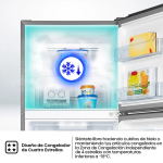 Hisense RT3N320NMC 324 Litros Top Freezer No Frost Enfriamiento Uniforme Bajo Consumo Inox