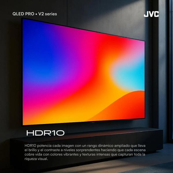 JVC LT-75KM858 75" QLED 4K Ultra HD SmartTV Bluetooth HDMI Negro