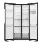 Electrolux ERS45F2P5EB 419L Refrigeradora Side by Side Inverter AutoSense Dispensador de Agua No Frost Negro