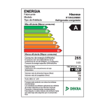 Hisense RT3N320NMC 324 Litros Top Freezer No Frost Enfriamiento Uniforme Bajo Consumo Inox