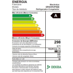 Electrolux ERS45F2P5EB 419L Refrigeradora Side by Side Inverter AutoSense Dispensador de Agua No Frost Negro
