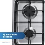 Indurama Coruña QZ 4 Hornillas Encendido Eléctrico Horno 66 L Acero Inox Croma