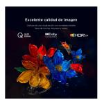 TCL 75T6C 75 Pulgadas QLED 4K UHD Inteligencia Artificial Google TV Negro