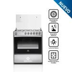 Indurama Cataluña QZ 6 Hornillas 97 L Horno Termocontrol Doble Vidrio Templado Croma