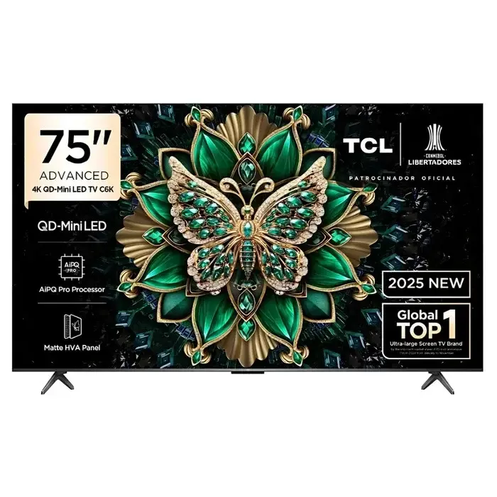 TCL C6KS Series 75″ UHD 4K Google TV Quantum Dot AiPQ Negro