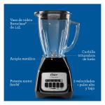 Oster BLSTKAGBPB053 550W Licuadora 1.5L 2 Velocidades Pulso Negro