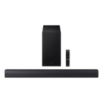 Samsung Serie B B450F 300W Soundbar 2.1 Canales Subwoofer Inalámbrico Dolby Audio Bluetooth Negro