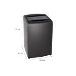 LG WT19BVTB 19 kg Lavadora Carga Superior TurboDrum LED Negro