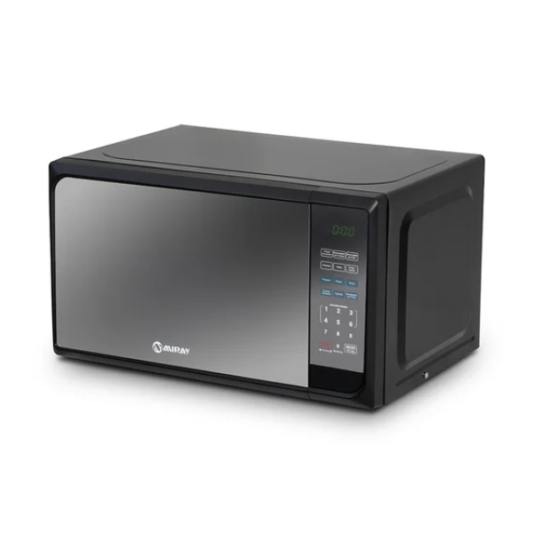 Miray Microondas HMM-20N 20L 700W Sistema Mecánico Niveles Potencia Calentamiento Eficiente negro