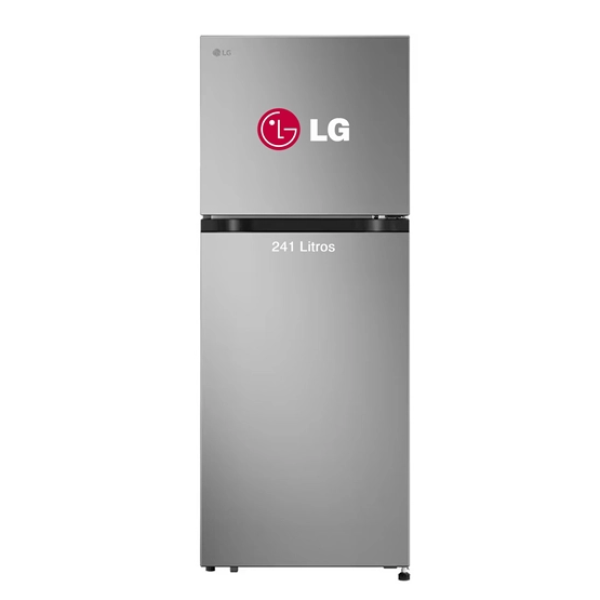 LG VT26BPY 264L Refrigeradora Top Freezer Linear Cooling Smart Inverter Acero Plateado
